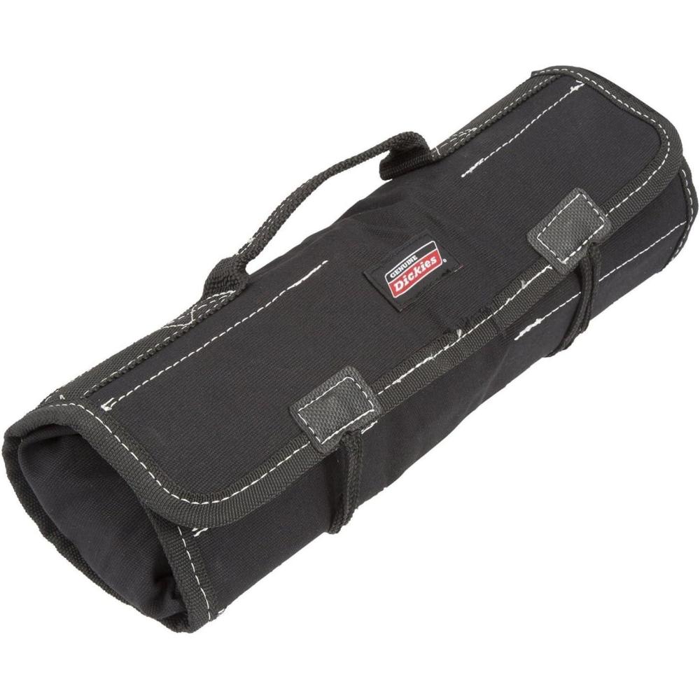 image:imageDickies Small WrenchScrewdriver Organizer Roll for Mechanics 16 Tool Pockets Durable Canvas Construction 135 in x 1275 in Unrolled BlackBlack