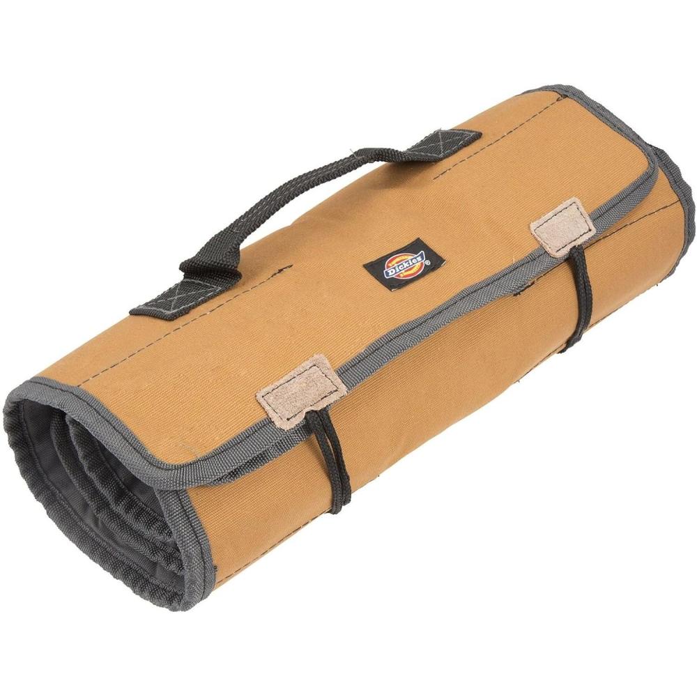 image:imageDickies Small WrenchScrewdriver Organizer Roll for Mechanics 16 Tool Pockets Durable Canvas Construction 135 in x 1275 in Unrolled BlackGrey