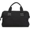 Dickies 16-Inch Durable Canvas Work Bag for Painters, Carpenters, and Builders, Heavy-Duty Zipper, Reinforced Handles, Exterior Pockets, White(Black)