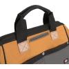 Dickies 16-Inch Durable Canvas Work Bag for Painters, Carpenters, and Builders, Heavy-Duty Zipper, Reinforced Handles, Exterior Pockets, White(Tan)