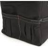 Dickies 20-Inch Durable Canvas Work Bag for Painters, Carpenters, and Builders, Heavy-Duty Zipper, Reinforced Handles, Exterior Pockets, Shoulder Strap, Tan/Grey(Black)