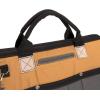 Dickies 20-Inch Durable Canvas Work Bag for Painters, Carpenters, and Builders, Heavy-Duty Zipper, Reinforced Handles, Exterior Pockets, Shoulder Strap, Tan/Grey(Tan)