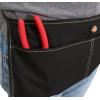 Dickies 2-Pocket Canvas Work Waist Apron, Suitable for Woodworkers, Artists, and Other Craftspeople(Black)
