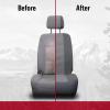 Dickies 3003418LD, Morrisey Gray 2-Piece Seat Cover Set, Grey(Grey)