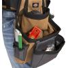 Dickies 4-Piece Carpenter’s Rig, Padded Tool Belt Suspenders, Cooling Mesh, Leather Tool Belt, Steel Buckle, Grey/Tan, 3.8 lb.(Grey/Tan)