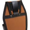 Dickies 4-Pocket Rigid Tool Pouch with Tape Clip, Universal-fit Steel Clip for Tool Belt, Tunnel Loop(1)