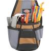Dickies 4-Pocket Rigid Tool Pouch with Tape Clip, Universal-fit Steel Clip for Tool Belt, Tunnel Loop(1)