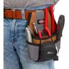 Dickies 4-Pocket Rigid Tool Pouch with Tape Clip, Universal-fit Steel Clip for Tool Belt, Tunnel Loop(1)