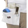 Dickies 5-Pocket Single Side Tool Belt Pouch/Work Apron, Durable Canvas Construction, Adjustable Belt for Custom Fit(White)