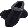Dickies Open and Closed Back Memory Foam Slippers With Indoor/Outdoor Sole(Black)