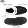 Dickies Open and Closed Back Memory Foam Slippers With Indoor/Outdoor Sole(Black Corduroy)