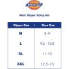 Dickies Open and Closed Back Memory Foam Slippers With Indoor/Outdoor Sole(Grey Felt)