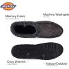 Dickies Open and Closed Back Memory Foam Slippers With Indoor/Outdoor Sole(Medium Grey)