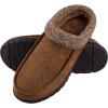 Dickies Open and Closed Back Memory Foam Slippers With Indoor/Outdoor Sole(Medium Tan)