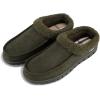 Dickies Open and Closed Back Memory Foam Slippers With Indoor/Outdoor Sole(Olive)