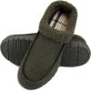 Dickies Open and Closed Back Memory Foam Slippers With Indoor/Outdoor Sole(Olive)
