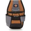 Dickies 4-Pocket Rigid Tool Pouch with Tape Clip, Universal-fit Steel Clip for Tool Belt, Tunnel Loop(1)