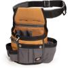 Dickies 8-Pocket Padded Tool Belt/Utility Pouch for Painters, Carpenters, and Builders, Adjustable 3-Inch Belt, Durable Canvas Construction, White(Tan)