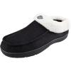 Dickies Open and Closed Back Memory Foam Slippers With Indoor/Outdoor Sole(Black Corduroy)
