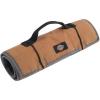 Dickies Small Wrench/Screwdriver Organizer Roll for Mechanics, 16 Tool Pockets, Durable Canvas Construction, 13.5 in. x 12.75 in. Unrolled, Black(Grey/Tan)