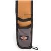 Dickies Utility Knife Sheath for Belt, Durable Canvas with PVC Cut-Resistant Sheath Lining, 2-inch Belt Loop, Tan/Grey(Grey/Tan)