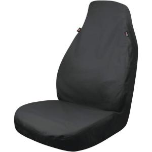 Dickies 3003418LD, Morrisey Gray 2-Piece Seat Cover Set, Grey(Black  1-Piece)