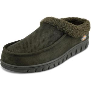 Dickies Open and Closed Back Memory Foam Slippers With Indoor/Outdoor Sole(Olive)