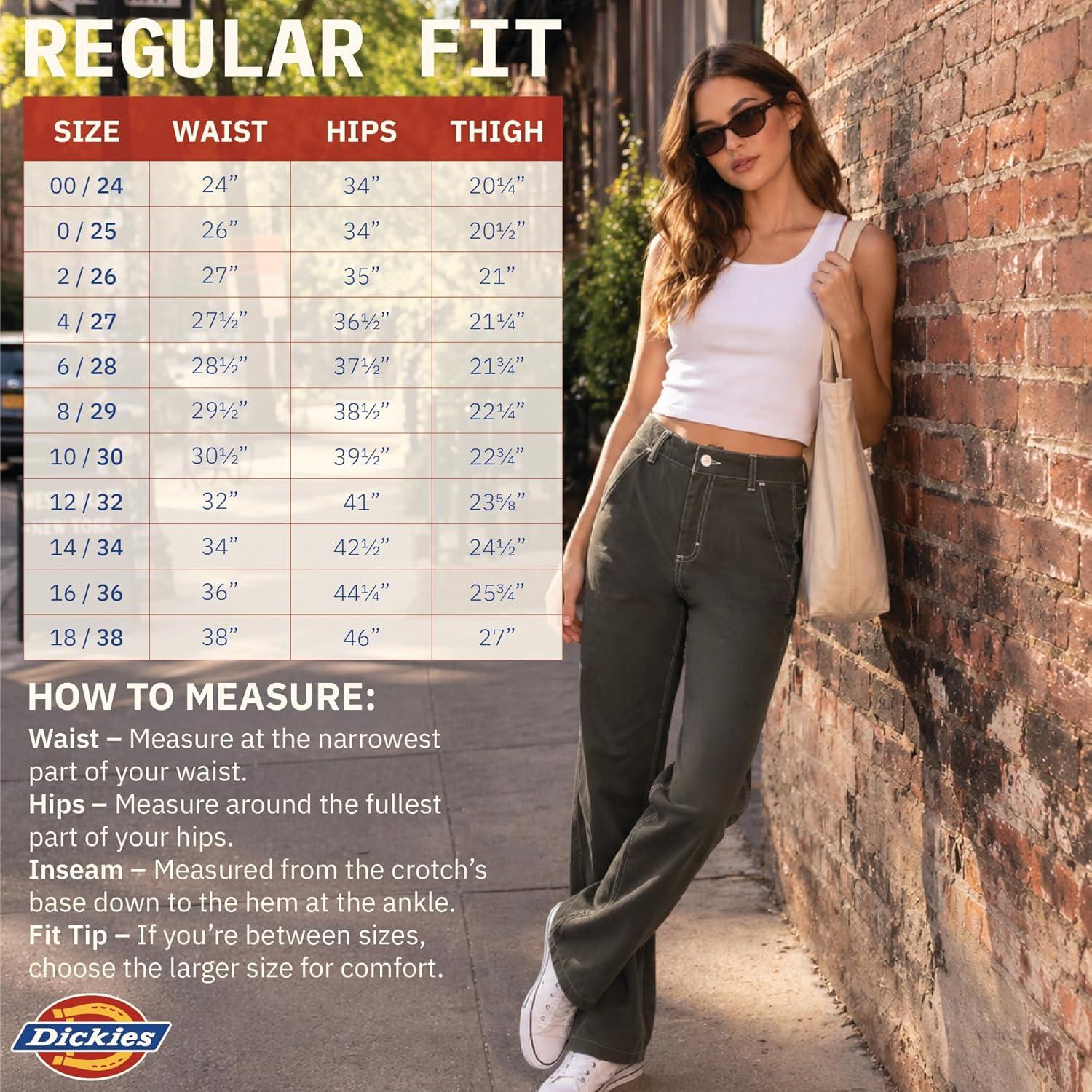 image:imageDickies Womens Flat Front Stretch Cotton Blend PantsCharcoal