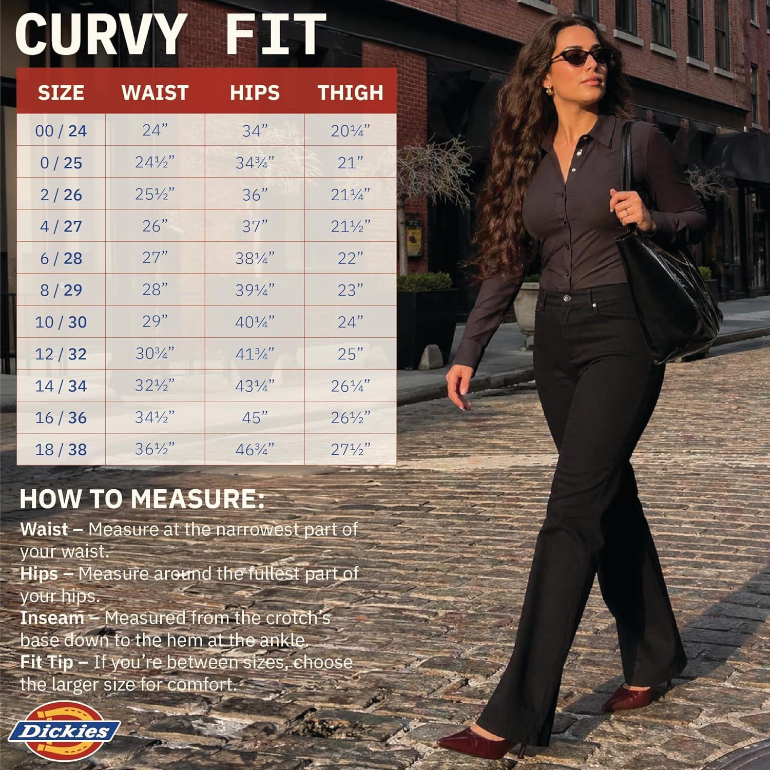 image:imageDickies Womens Perfect Shape Twill Skinny 4 Pocket PantRinsed Oxford Stone
