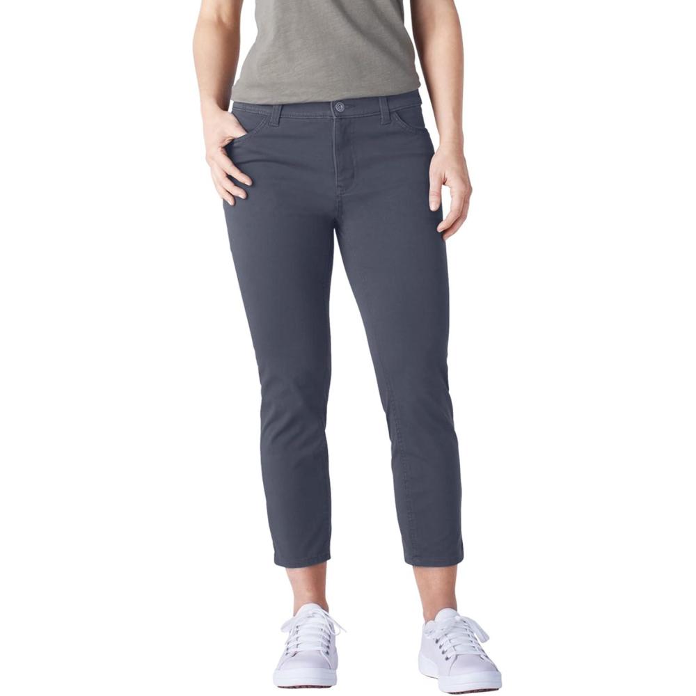 image:imageDickies Womens Perfect Shape Twill Capri PantRinsed Navy