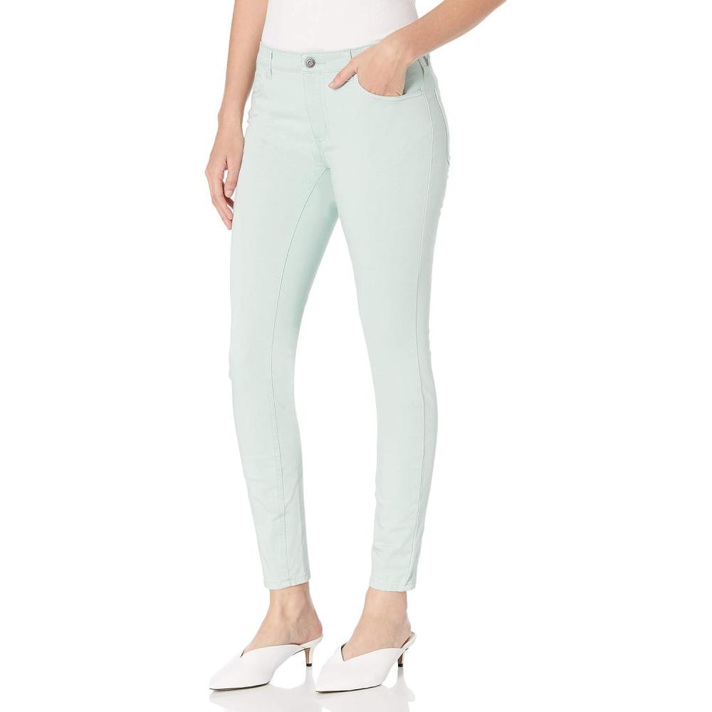 image:imageDickies Womens Perfect Shape Twill Skinny 4 Pocket PantRinsed Surf Spray