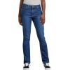 Dickies Women’s Perfect Shape Denim Jean – Straight Stretch(Stonewashed Indigo Blue)