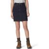 Dickies Womens Perfect Shape Denim Skirt(Rinsed Indigo Blue)