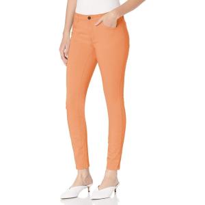 Dickies Womens Perfect Shape Twill Skinny 4 Pocket Pant(Rinsed Peach Fuzz)