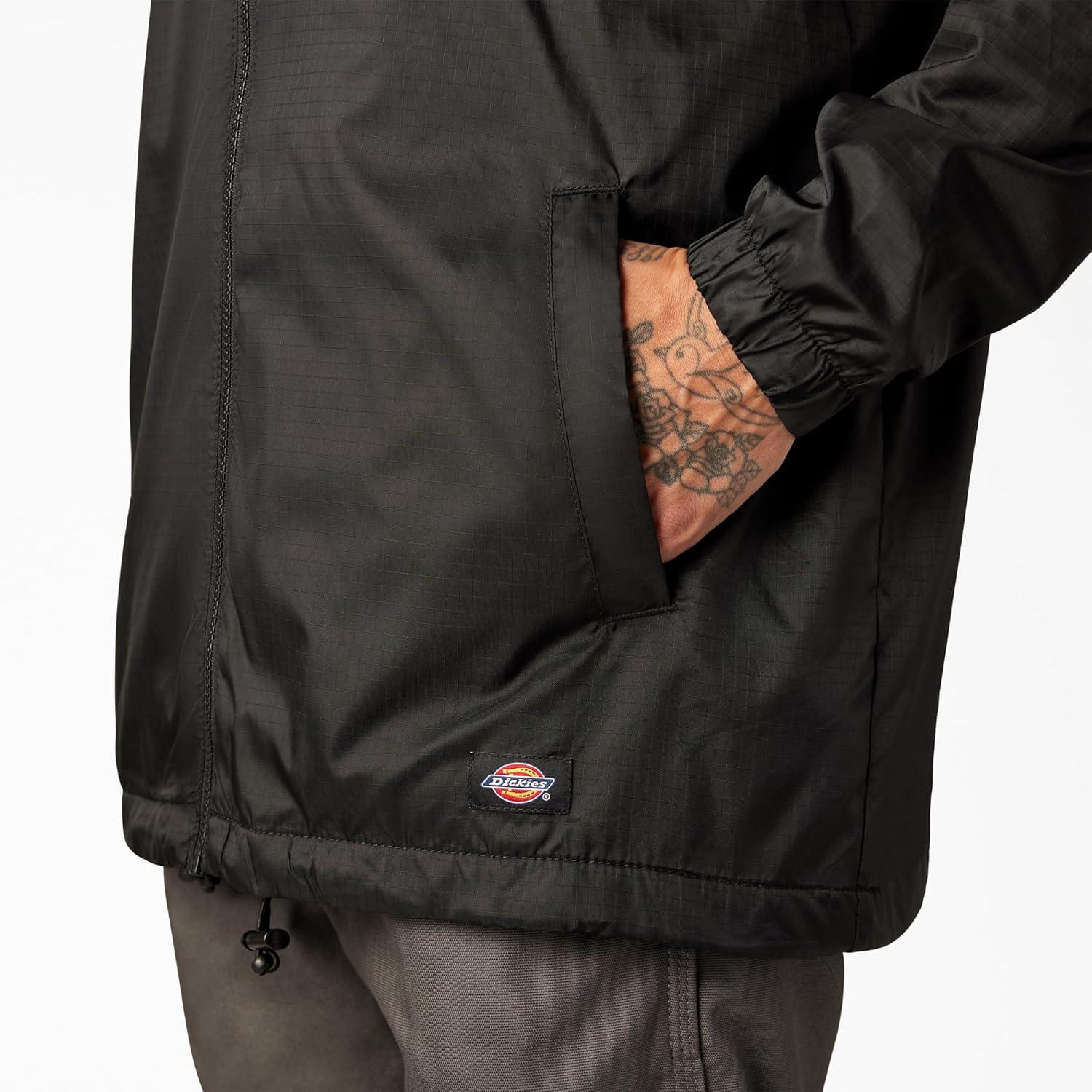 image:imageDickies Mens Fleece Lined Hooded JacketBlack