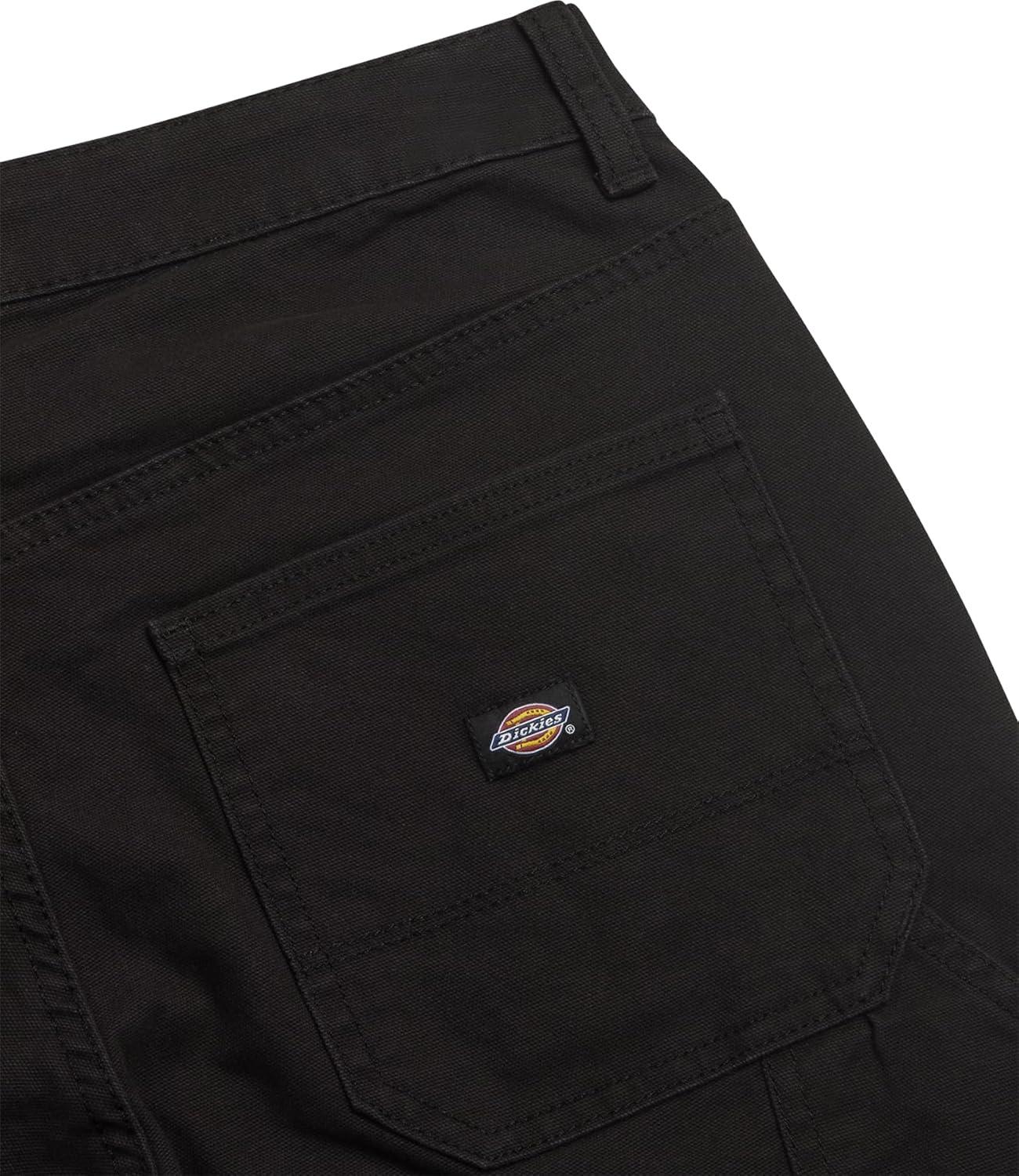 image:imageDickies Womens Slim Straight Stretch Duck Carpenter PantRinsed Black
