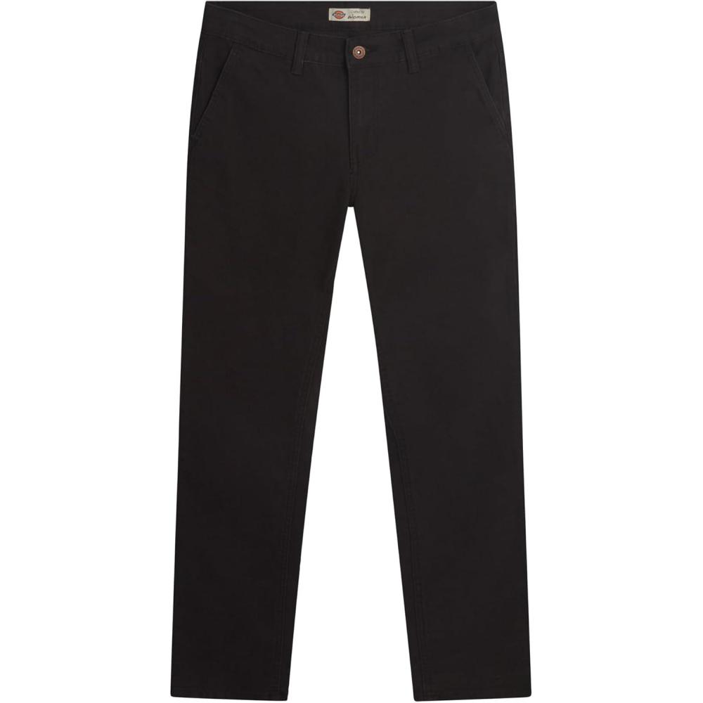 image:imageDickies Womens Slim Straight Stretch Duck Carpenter PantRinsed Black