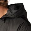 Dickies Men’s Big and Tall Fleece Lined Hooded Jacket(Black V1)