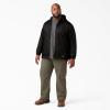Dickies Men’s Fleece Lined Hooded Jacket(Black V1)