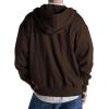 Dickies Men’s Fleece Lined Hooded Jacket(Dark Brown)