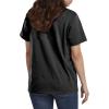 Dickies Womens Logo Graphic Short Sleeve T-Shirt(Black)
