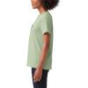 Dickies Womens Logo Graphic Short Sleeve T-Shirt(Celadon Green)