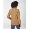 Dickies Womens Long Sleeve Plaid Flannel Shirt(Autumn Gold Herringbone)