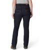 Dickies Women’s Plus Perfect Shape Denim High Waist Bootcut Jean(Rinsed Indigo Blue)