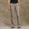 Dickies Women’s Relaxed Fit Stretch Cargo Straight Leg Pants(Desert Sand V1)