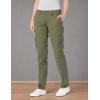 Dickies Women’s Relaxed Fit Stretch Cargo Straight Leg Pants(Grape Leaf V1)