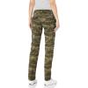 Dickies Women’s Relaxed Fit Stretch Cargo Straight Leg Pants(Light Sage Camo V1)