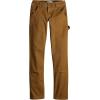 Dickies Women’s Relaxed Straight Stretch Double-Front Carpenter Pant(Rinsed Brown Duck)