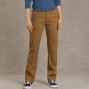 Dickies Women’s Relaxed Straight Stretch Double-Front Carpenter Pant(Rinsed Brown Duck)