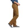 Dickies Women’s Relaxed Straight Stretch Double-Front Carpenter Pant(Rinsed Brown Duck)
